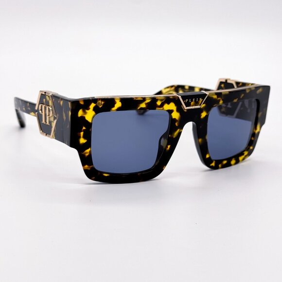 NEW PHILIPP PLEIN GLOOM SPP092M 0781 HAVANA MEN SUNGLASSES PHILIPP PLEIN - Picture 7 of 12